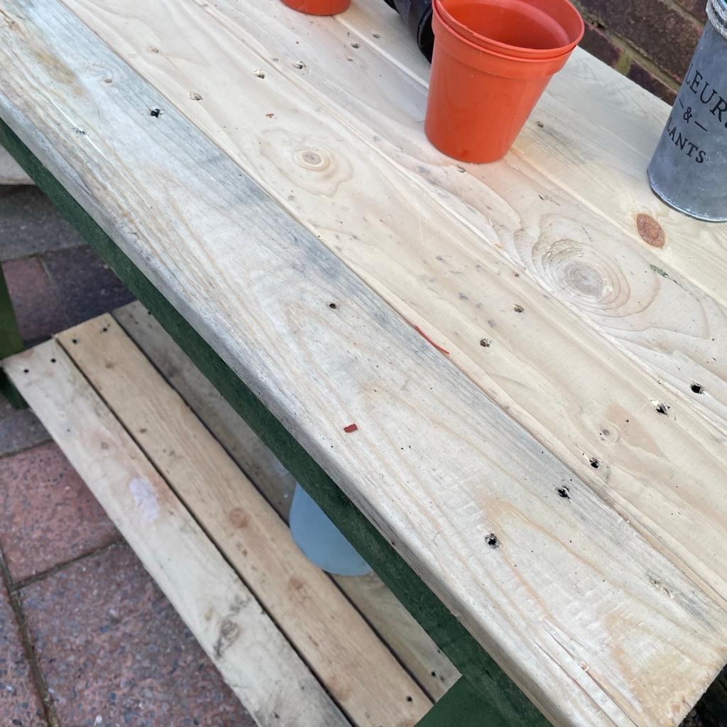 Sturdy Rustic Work Bench Greenhouse Potting Table Benches

Not the normal cheap flimsy type but built to last!!

Ideal for a number of uses

Made from 100% recycled sturdy wood

Treated for indoor or outdoor use

Will fit in an average sized hatchback!

 ** Please see photos for dimensions

 ** £30 ** Each!

Possible local delivery available at extra cost

 Collection from LU79PU
