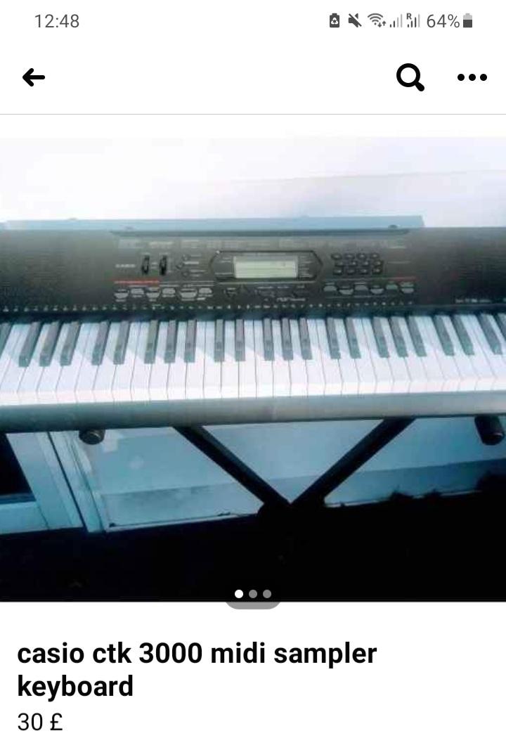 Casio ctk 3000 discount midi