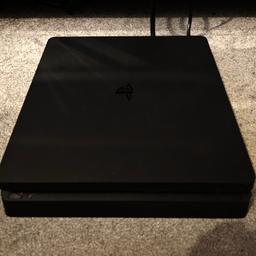 Fully functioning PS4 Slim - Comes with power cable, HDMI cable & 3 Official PS4 Controllers. 

Negotiations available, feel free to message