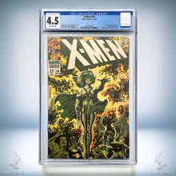 Slabbed X-Men Comics for Sale:

X-Men # 50 (1968) | CGC 4.5 (Off-White Pages) | £285
1st New X-Men Logo. Beast Origin. First El Conquistador, Second Polaris & Mesmero. Iconic cover by Jim Steranko.

X-Men # 96 (1975) | CGC 5.0 (White Pages) | £145
1st Moira MacTaggert.

X-Men # 129 (1980) | CGC 6.5 (White Pages) | £190
1st Kitty Pryde, Sebastian Shaw and White Queen.

X-Men # 141 (1981) | CGC 6.0 (White Pages) | £120
Days of Future Past Pt 1. 1st Pyro, Destiny, Avalanche. Classic Cover.

X-Men # 268 (1990) | CGC 8.50 (White Pages) | £160
Classic Cover Signed by Jim Lee.

Plus P&P

---

* MESSAGE ME FOR FULL LIST (online excel file). *

Over 1500 Comics and Graphic Novels for sale:
Spider-Man, Wolverine, X-Men, Daredevil, Captain America, Fantastic Four, Silver Surfer, Incredible Hulk, Trading Cards, Batman, Detective Comics etc
Most from 1960s-90s. Many very rare. All in excellent condition.
Collection from Sevenoaks, Kent or can post. No time wasters please.