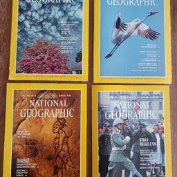 National Geographic Hefte

Vol. 159 Nr. 1 - January 1981
Vol. 159 Nr. 2 - February 1981
Vol. 160 Nr. 2 - August 1981
Vol. 161 Nr. 1 - January 1982

Je Heft 2,50