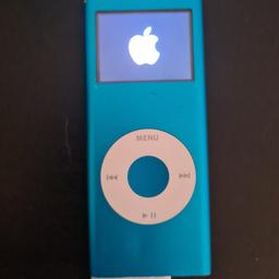 Apple iPod nano 2.Generation 4GB A1199 in sehr schönem Blau

- funktioniert einwandfrei

Ich freu mich über Nachrichten :)
Versand gegen Aufpreis möglich
Der Verkauf erfolgt unter Ausschluss jeglicher Gewähr­leistung