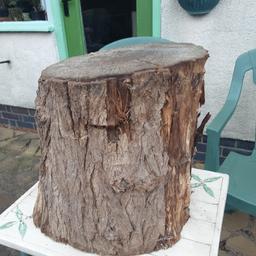 large Log,,for garden,,as a stool,,or pot base,,,£5