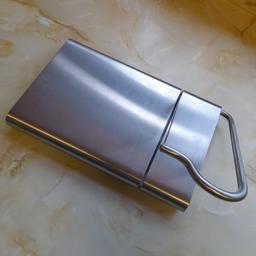 Cheese Slicer / Serving Board
Practical Butter Cheese Cutter
Stainless Steel Easy Clean
Unused Condition
Spare Blade Included

*Postage possible at buyer's expense with payment by PayPal please so buyer protection will apply 