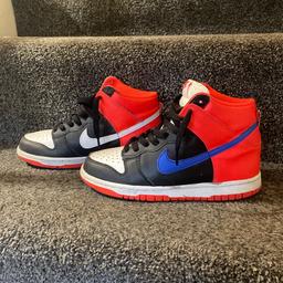 blue red black and white air force high tops
offers taken