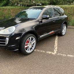 Porsche Cayenne s (Gemballa bi turbo replica)
4.8 LTR petrol auto
Long mot, I’m the 5th owner from new, V5 present, 2 keys, service history, as you can see by pics stunning car both inside and out, upgraded lights, to much to list, ULEZ free. Very cheap for a lot of car.
£5,300 OVNO