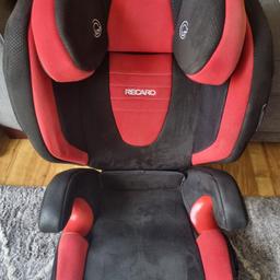 Red Recaro Monza Nova 2 isofix Car Seat
See photos for description
Please note the cable for playing music got caught in Car door so was broke, replacement can be purchased on amazon for just a couple of pound.
From a smoke & pet free home