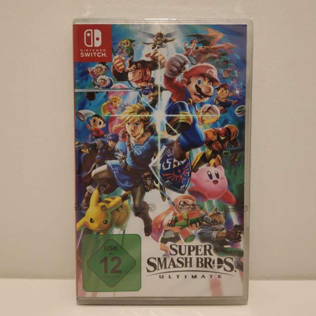 Verkaufe hier Super Smash Bros Ultimate für die Nintendo Switch. Es handelt sich um unbenutzte und noch versiegelte Neuware. Kein Tausch! Abholung oder Versand möglich.