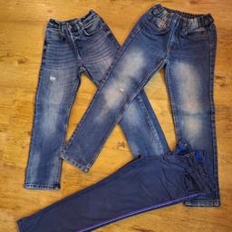 2 Jeans, eine Stoffhose (S.Oliver) alles Größe 122. Abzuholen in Nassereith oder Imst.  Versand gegen Aufpreis von 5,20€ möglich.