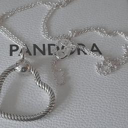 New pandora moments ,large heart and necklace for sale ,can post .