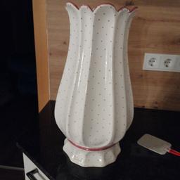Verkaufe unbeschädigt Bodenvase von gmundner keramik rosa gepunktet 47cm hoch