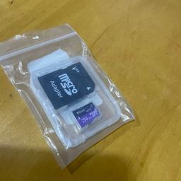 Brand new
256Gb Micro sd card with adapter 
3x available