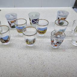 Hi, for sale 6x London landmarks and 6x Scotland shot glasses.

Any questions feel free to ask
Thanks for looking and please check my other items for sale 👍