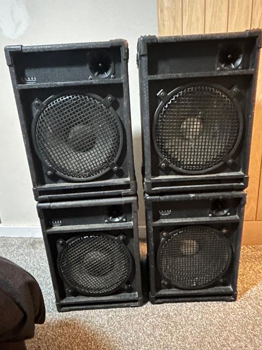 Buy & Sell North Northamptonshire Rockingham - North Northamptonshire - Photos for Class 12in disco speakers