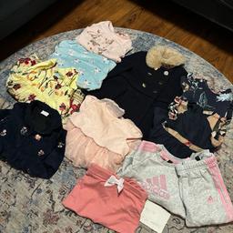 Bundle of of baby girls clothes 
Age 12/18 and 18/24 months 
All in good condition from pet and smoke free home