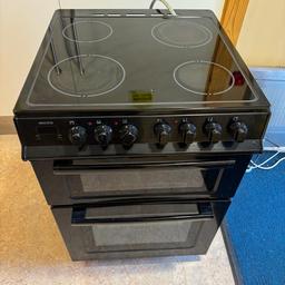 Electric cooker in good condition Ceramic Hob very clean top oven has not being used even the trays comes with lead electra tcr60b