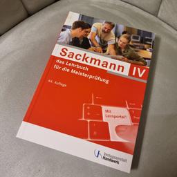 Sackmann IV, daß Lehrbuch für die Meisterprüfung.
44. Auflage

Neu

Versand gegen Aufpreis