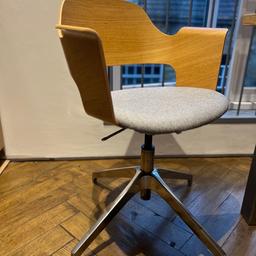 IKEA FJÄLLBERGET chair
Stained oak veneer/grey seat
Swivel

Measurement: please see photo

2un, £85 each (new one costs £199)