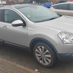 Silver Nissan Qashqai
2.0l Diesel
Long MOT remaining
Strong and reliable car
Cruise control
Media system: Bluetooth/Aux/Radio/navigation