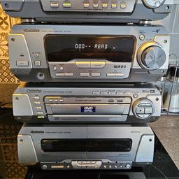 technics hifi separates tuner/ cassette/ cd dvd player/ amp
