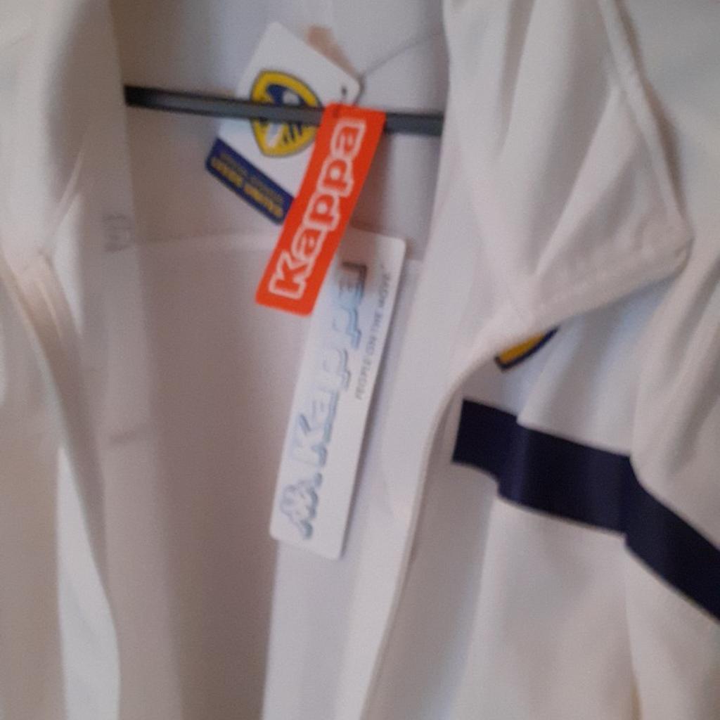 Brand new Kappa tracksuit top with Leeds United badge never been worn selling due to it is too small £15.00