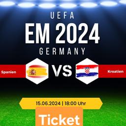 ich suche Tickets für das EM Spiel Kroatien vs Spanien am 15.06.2024 18h in Berlin


je nach Kategorie zahle ich
Falls wer welche hat bitte PN