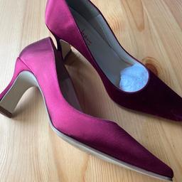Rainbow club.. satin Red colour. Small heel. Shoes.. size 4 1/2. In box. Collection only