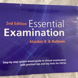 Essential examination medical book for OSCE,s . Can be posted .