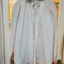 2 X white M&S shirts.for £5 for 2.. Size L