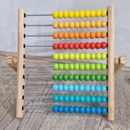 Children's Wooden Abacus IKEA UNDERHALLA Early Learning Toddler Maths Counting
Colletion Ls12