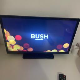 Bush smart tv 32” in fully working order.
All the apps are working, Netflix, prime, YouTube etc.
Hasn’t been used much.
The remote has lost its back cover but in working order. Collection only from b23 7UH Erdington.