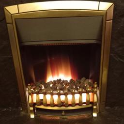 Electric coal affect fire 🔥 2 heat settings. Hardly used in very good condition. Buyer pick up from Colne cash on collection please. Can't deliver.