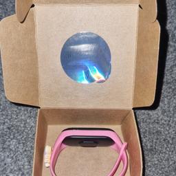 New and Boxed - Pink Silicone Digital Watch - adjustable size