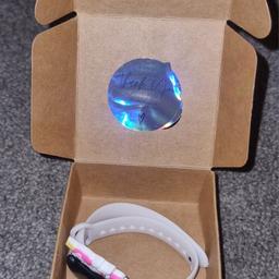 New and boxed - White Unicorn Silicone Digital Watch - adjustable size