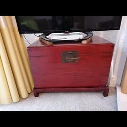 Quality Chest / Blanket Box. Can be used as TV table as per picture.