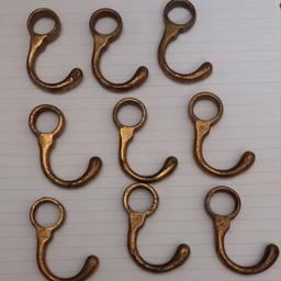 vintage brass wardrobe hooks
in great condition see images for details. combined post available.