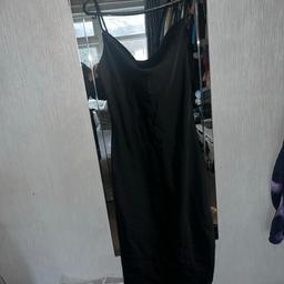 River island black satin slip dress size 10 uk brand new with out tags belt to dress is unfortunately lost hence price, perfect for night out elegant classy dress