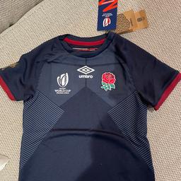 Brand New England rugby top, did not fit my son, he is 4 years old and quite tall so I think this would be suited to a smaller 4-5 year old