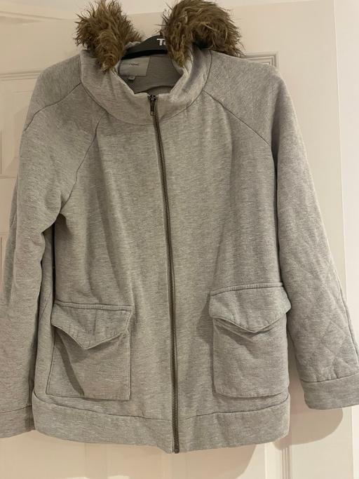 Buy & Sell Windsor and Maidenhead Old Windsor - Windsor and Maidenhead - Photos for Next grey hooded jacket size 12 ladies