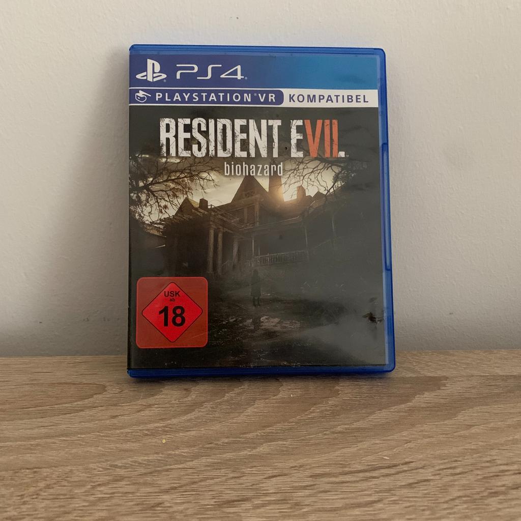 Ich verkaufe das PlayStation 4 Spiel Resident Evill VII Biohazard.
Das Spiel ist voll funktionsfähig, mit kleinen Kratzern, und mit Beschreibung.