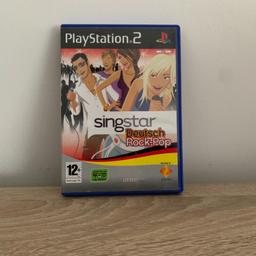 Ich verkaufe das PlayStation 2 Spiel Singstar Deutsch Rock-Pop.
Das Spiel ist voll funktionsfähig, mit kleinen Kratzern, und mit Beschreibung.