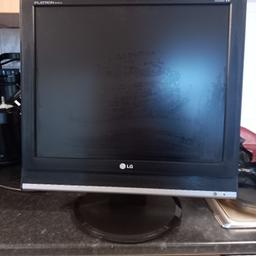 used as a desktop monitor but can be used as a TV too.
19" screen