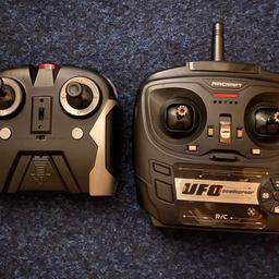 Controllers,one is from a drone and other one from an helicopter