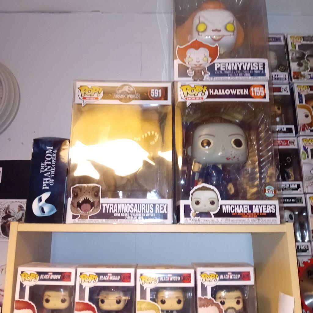Variety of funko pop vinyls (Horror, Marvel, DC, Film & Music)
Prices From £4 (Based on TPD Valuations)
Collection/Local Delivery/Postage Avaliable (PayPal Only)