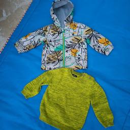 Boys coat and jumper
 rain Mac size 9/12 months (nutmeg)
jumper is 12/18 months (next )
both good clean condition
collection only
sold as seen
from a smoke/pet free home