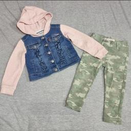 Girls Kids LEVI'S Blue Denim Jean Hooded Jacket | Camo Pull-on Legging Size 1-2 Years

Minor light mark on jacket sleeve otherwise both in good used condition

Collection near Kennington Park, SE17