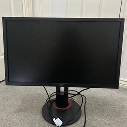 Like new - Very good condition, Acer 24” XF240H Gaming 144hz 1ms adjustable monitor. One of my favourite monitors I’ve had, all working with both cables, no issues at all. Collection only.⚠️