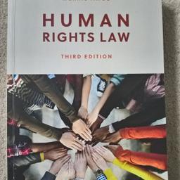 Law degree undergraduate core human rights textbook. 3rd Edition author Merris Amos, Hart Publishing. ISBN9781509933297