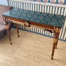 🌟 Spectacular Antique Vintage Wooden Console Table - RARE EXAMPLE

Condition of the wood and marble is good with some expected scuffs-just could do with a bit of a polish.
Ideal as a decorative addition to a hallway/living room.

Collection from North London N6 area
£550 to clear or *Best offer*

Thanks for viewing 🌟