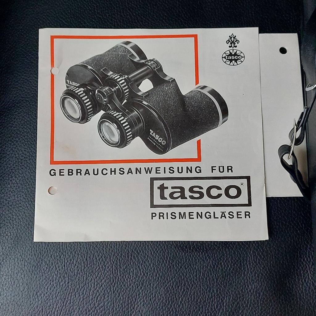 tasco prismenfernglas 8 x 40 Fully coated Modell Nr 309.
Mit Tasche auch zum umhängen
